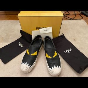 Womens Fendi Bug Shoes . US Size 8. Comes with dust bags, original box + tags.